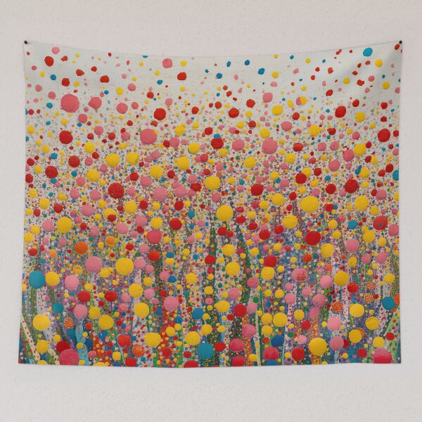Item preview, Polka Bloom designed and sold by Angry Swan Designs.