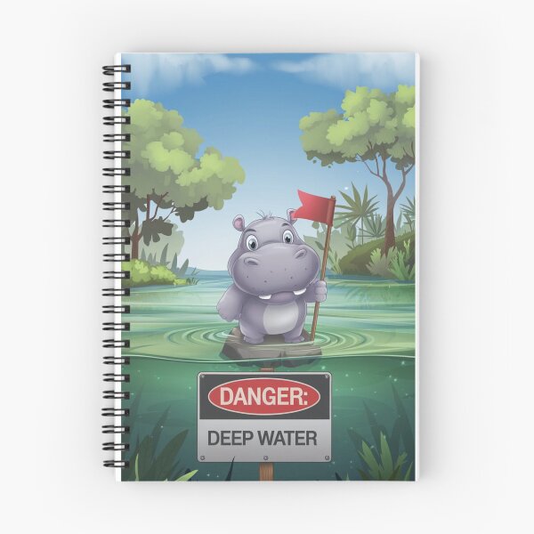 Item preview, Hippo Alert Sign designed and sold by NeatThingLover.