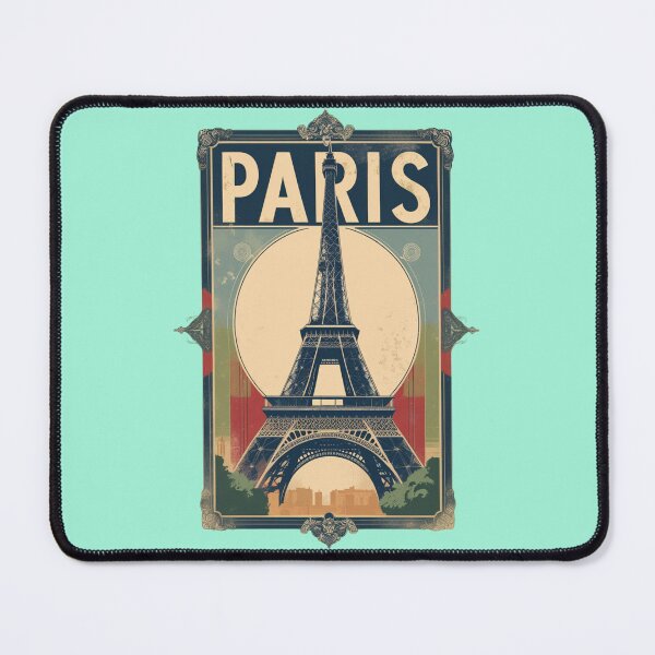 Item preview, A Retro-Style Travel Poster of Paris designed and sold by Aise06.