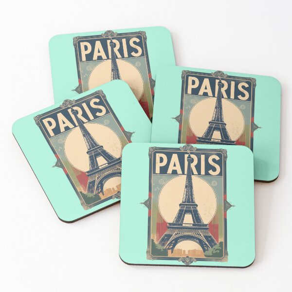 Item preview, A Retro-Style Travel Poster of Paris designed and sold by Aise06.