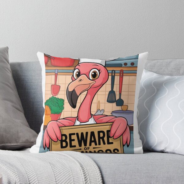 Item preview, Flamingo Alert Sign designed and sold by NeatThingLover.