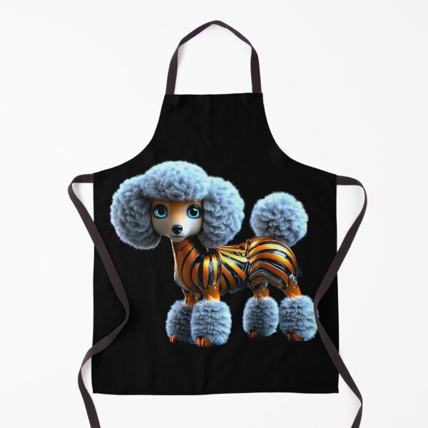 Item preview, Cute Cyber Poodle Dog in Metallic Armor designed and sold by Maryna_Reine.