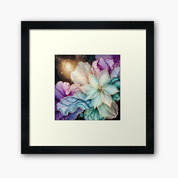 Item preview, Lily x Mystical ｜ Alcohol ink art style designed and sold by PetitsArts.