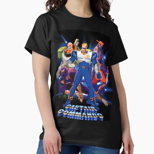 Item preview, Captain Commando Retro Arcade Hero Design designed and sold by Retr0Tshirts.