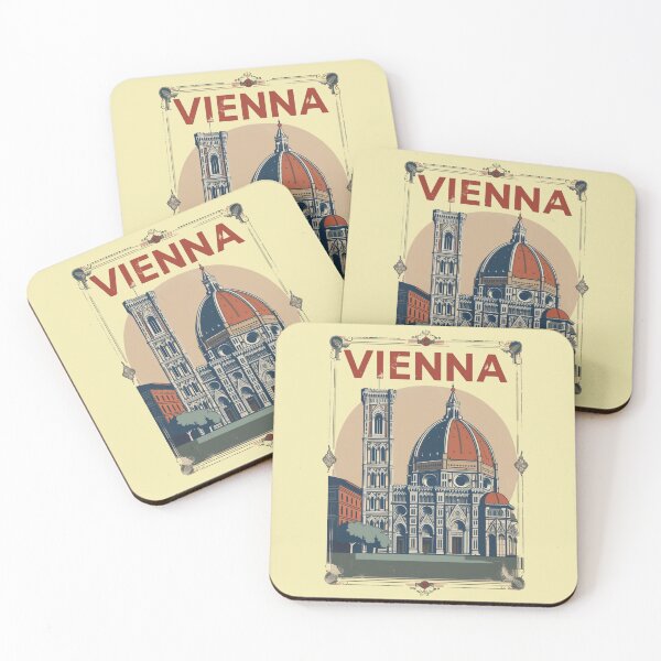 Item preview, A Retro-Style Travel Poster of Vienna designed and sold by Aise06.