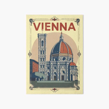 Item preview, A Retro-Style Travel Poster of Vienna designed and sold by Aise06.