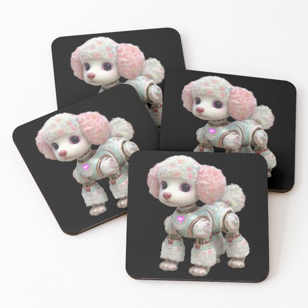 Item preview,  Cute Cyber Poodle Dog in Metallic Armor designed and sold by Maryna_Reine.