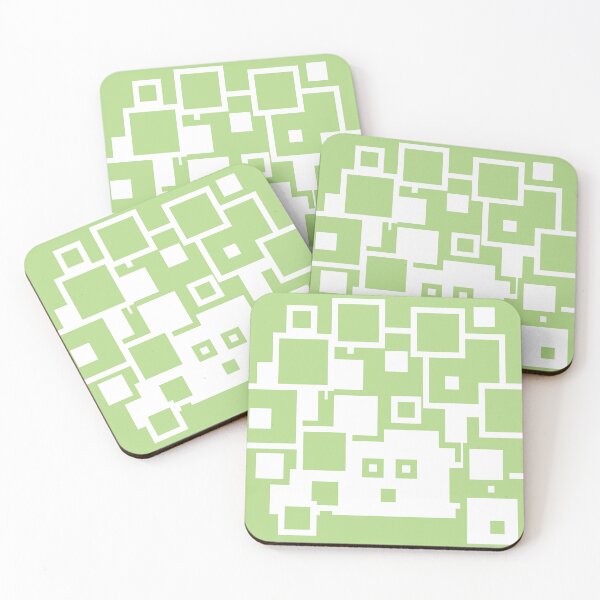 Item preview, Robo Green - Geometric Robot Art with Retro Tech Vibes designed and sold by Katherine Ann.