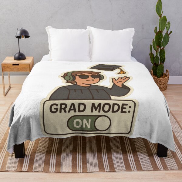 Artikelvorschau, Grad-Modus EIN – Coole Graduiertenkunst entworfen und verkauft von Trendy Sticker & Merch Collection - Express Yourself.