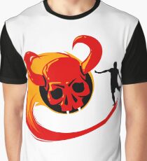 Football Head of Death Graphic T-Shirt