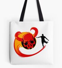 Football Head of Death Tote Bag