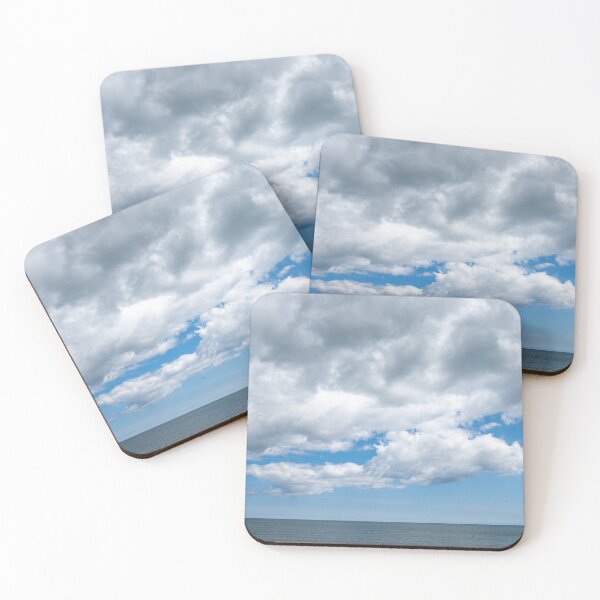 Item preview, Sea and Sky – Minimalist Cloudscape Over Calm Ocean designed and sold by bailey-cooper.