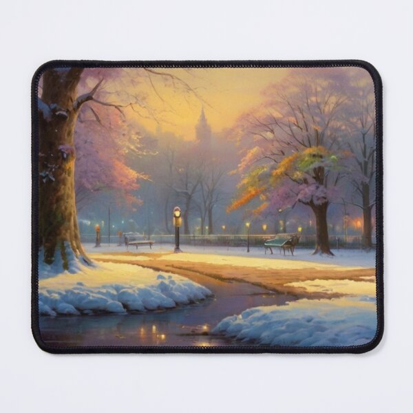 Item preview, Whispers of Snow: A Winter Park Painting designed and sold by BlareBlare.
