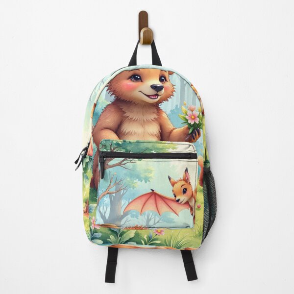 Item preview, A young bear and the dragon. designed and sold by MADandSANE-MArt.