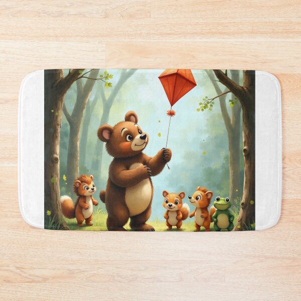 Item preview, Flying a kite with friends designed and sold by MADandSANE-MArt.