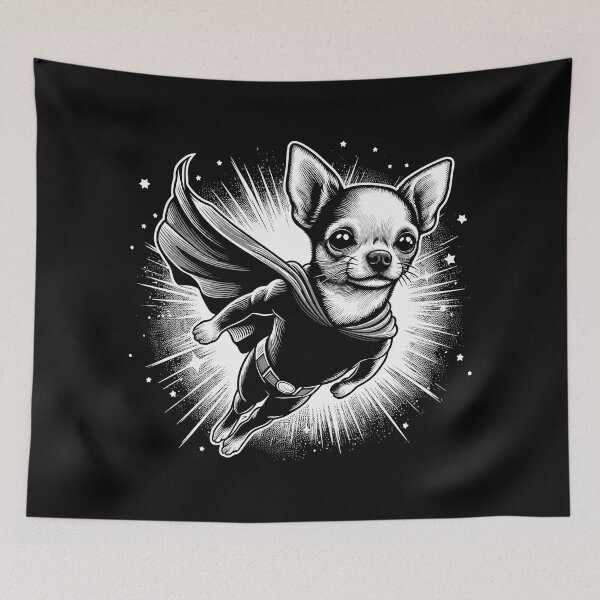 Item preview, Super Dog Chihuahua Hero Cape Chi Chis Gift designed and sold by Pineapple-Tree.