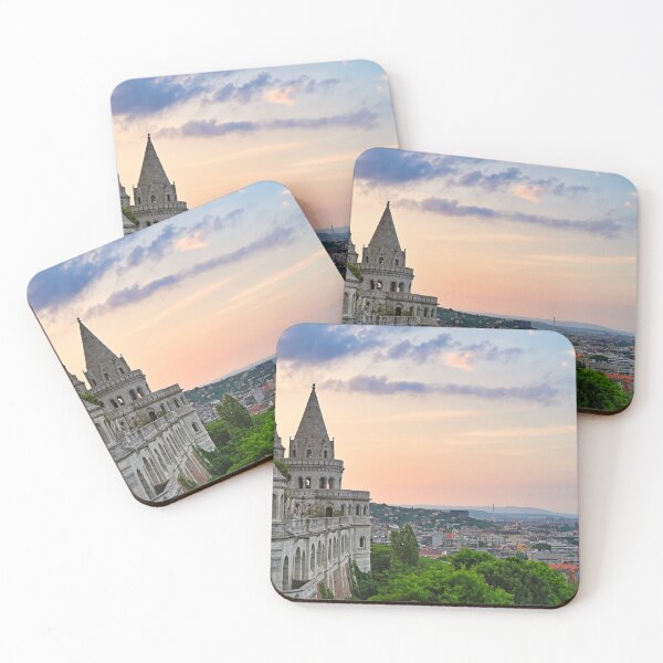 Item preview, Fishermen's Bastion in the sunset, Budapest cityscape, Hungary  designed and sold by goceris.