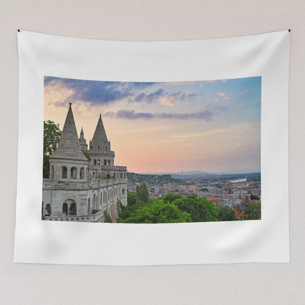 Item preview, Fishermen's Bastion in the sunset, Budapest cityscape, Hungary  designed and sold by goceris.