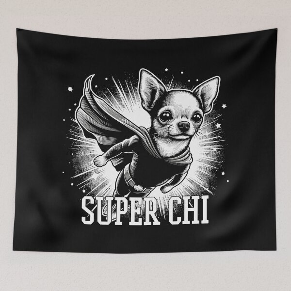 Item preview, Super Dog Chihuahua Hero Cape Chi Chis Gift designed and sold by Pineapple-Tree.