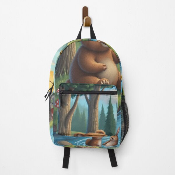 Item preview, Young bear at the river designed and sold by MADandSANE-MArt.