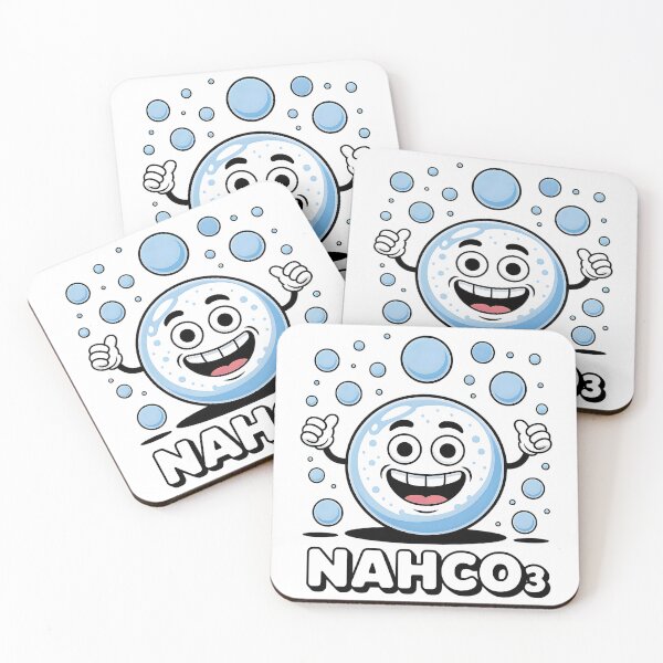 Item preview, Baking Soda NAHCO3 Joy And Bubbles Funny Molecule designed and sold by SurrealArtSzysz.