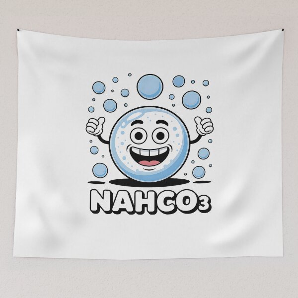 Item preview, Baking Soda NAHCO3 Joy And Bubbles Funny Molecule designed and sold by SurrealArtSzysz.