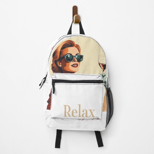 Item preview, Relax I Know the Recipe - Retro Vintage Woman Wine T-Shirt for Wine Lovers and Cocktail Queens designed and sold by Rantrix.