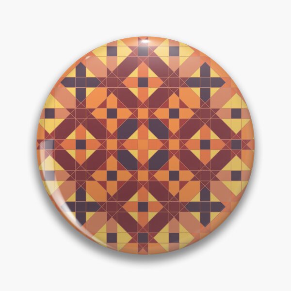 Item preview, Berber-Inspired Mosaic in Warm Autumn Tones designed and sold by Tarjiart.