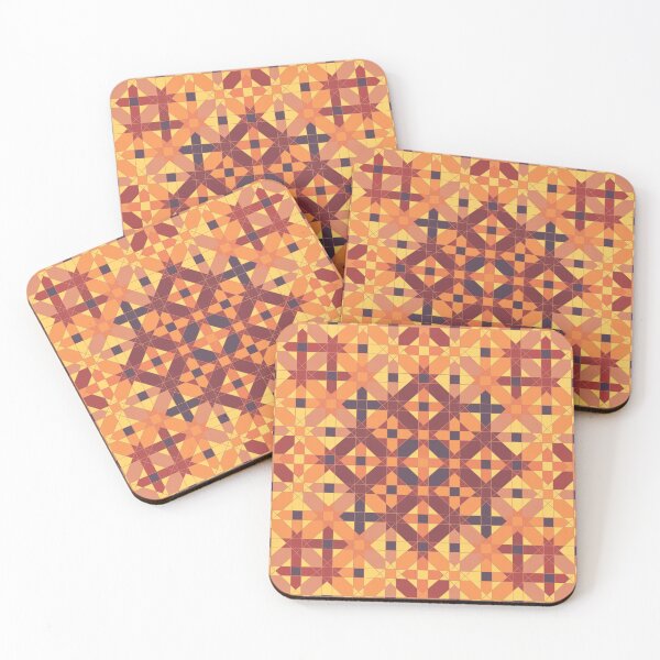 Item preview, Berber-Inspired Mosaic in Warm Autumn Tones designed and sold by Tarjiart.