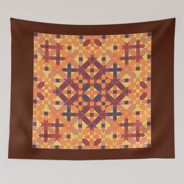 Item preview, Berber-Inspired Mosaic in Warm Autumn Tones designed and sold by Tarjiart.