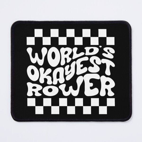 Item preview, World's Okayest Rower Sarcastic Rowing designed and sold by StrideSuccess.