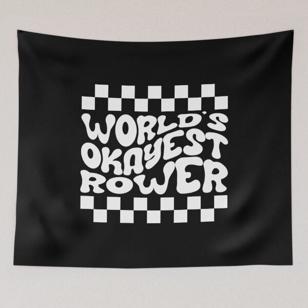 Item preview, World's Okayest Rower Sarcastic Rowing designed and sold by StrideSuccess.