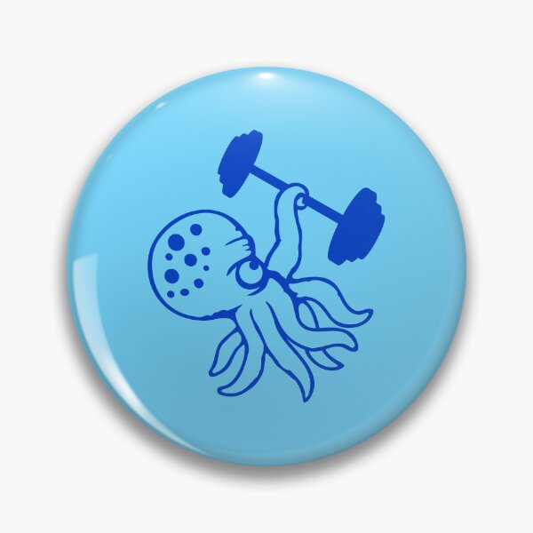 Item preview, Octopus Bodybuilder Muscle Building Gym Weight Strong Fitness designed and sold by shirt-o-mat.