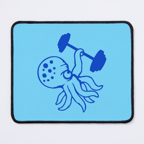 Item preview, Octopus Bodybuilder Muscle Building Gym Weight Strong Fitness designed and sold by shirt-o-mat.
