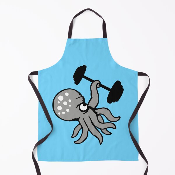 Item preview, Octopus Bodybuilder Muscle Building Gym Weight Strong Fitness designed and sold by shirt-o-mat.