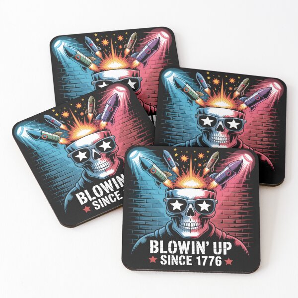 Item preview, Blowin’ Up Since 1776 – Patriotic Skull Fireworks designed and sold by Fragy72.