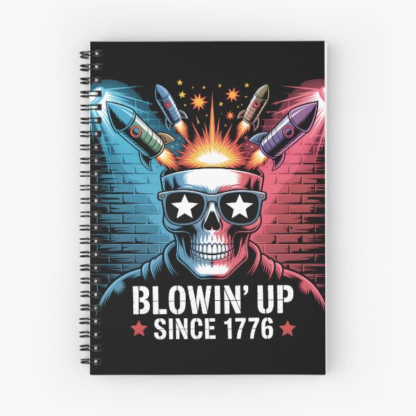 Item preview, Blowin’ Up Since 1776 – Patriotic Skull Fireworks designed and sold by Fragy72.