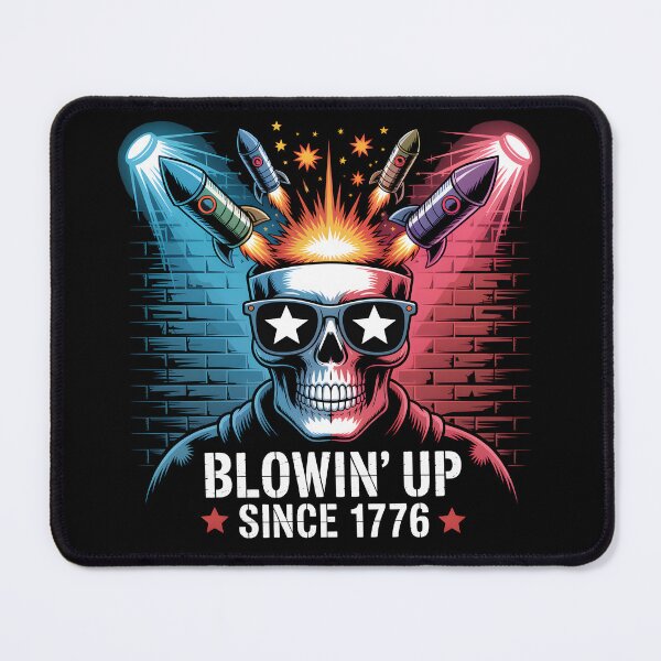 Item preview, Blowin’ Up Since 1776 – Patriotic Skull Fireworks designed and sold by Fragy72.
