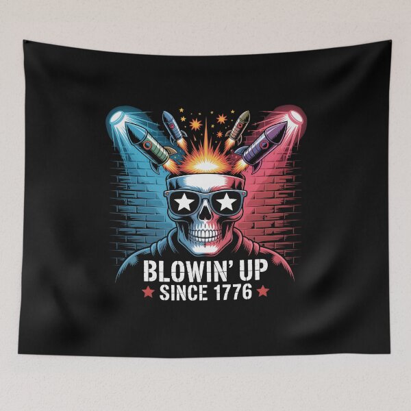 Item preview, Blowin’ Up Since 1776 – Patriotic Skull Fireworks designed and sold by Fragy72.