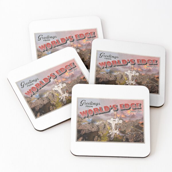 Item preview, Apex Legends Inspired 'Greetings from World's Edge' Vintage / Retro Postcard Weathered Design designed and sold by Mercy Apparel.