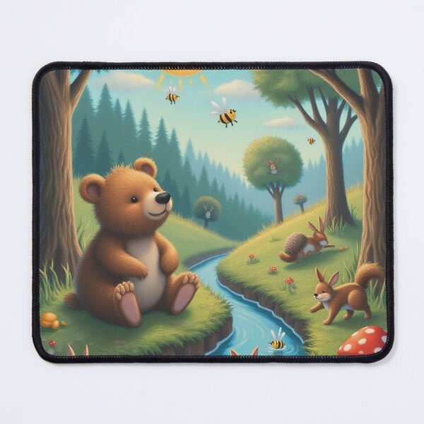 Item preview, Young Bear and his friends from the river designed and sold by MADandSANE-MArt.