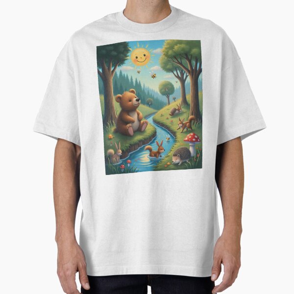 Item preview, Young Bear and his friends from the river designed and sold by MADandSANE-MArt.
