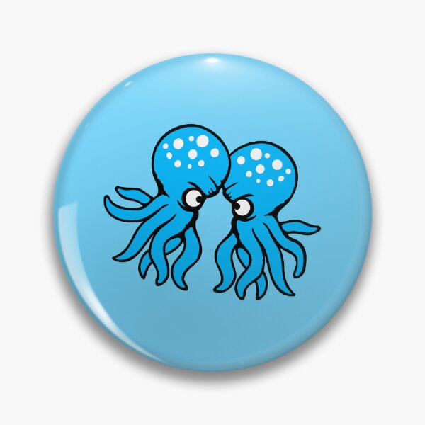 Item preview, 2 Octopus Friends Enemies Two Fighting Rival Friends designed and sold by shirt-o-mat.
