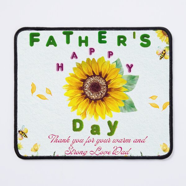 Item preview, Happy Father's Day Greeting Card design with sunflowers  designed and sold by ATime7Day.