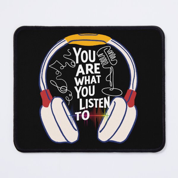 Item preview, You Are What You Listen To Headphones designed and sold by KateLeap.