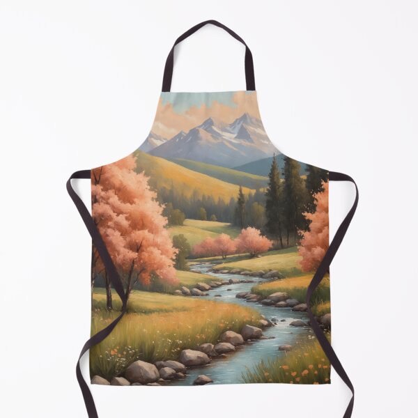 Item preview, Blossoming Valley Under Mountain Peaks designed and sold by REPTISLAV.