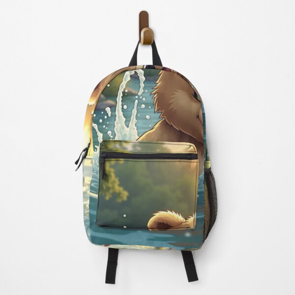 Item preview, Young bear in the lake designed and sold by MADandSANE-MArt.