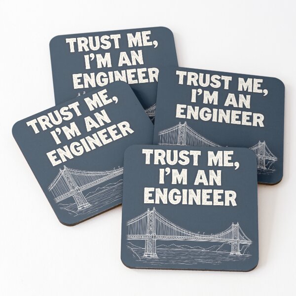 Item preview, Trust Me I'm An Engineer designed and sold by Ajay Creative Studio.