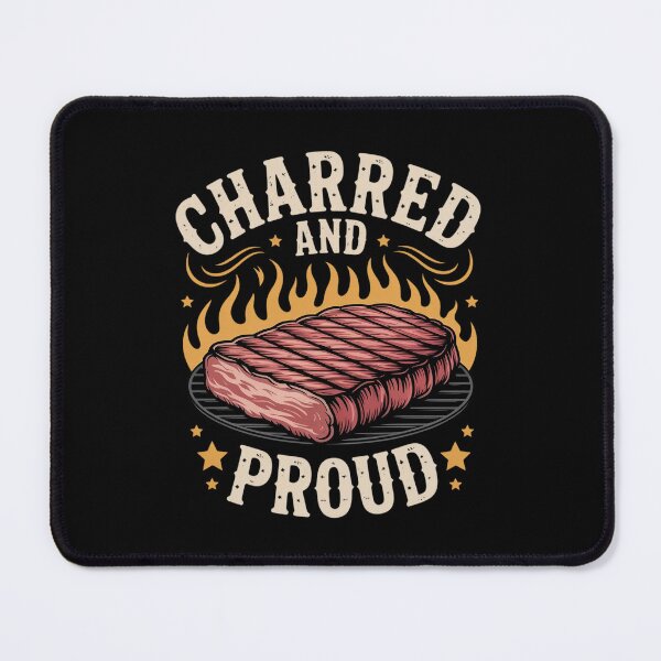 Item preview, Charred and Proud BBQ Meat Lover designed and sold by MagicWander.