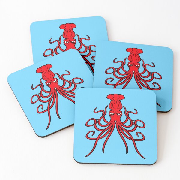 Item preview, Octopus giant squid cephalopod evil dangerous sea designed and sold by shirt-o-mat.